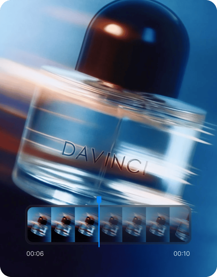 Turn product photos into dynamic commercial videos.