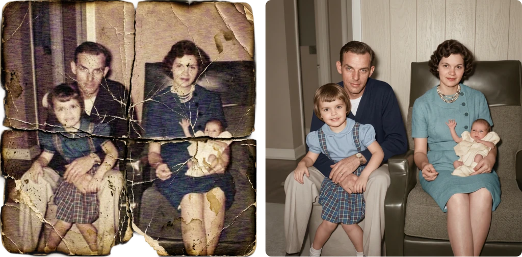 The damage that makes photos unshareable - all fixed.