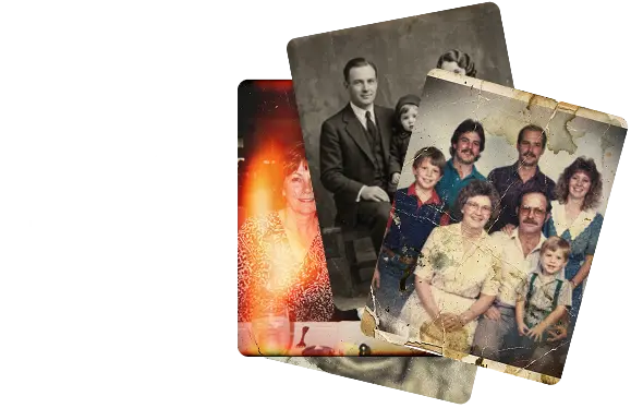 Upload any old or damaged photo