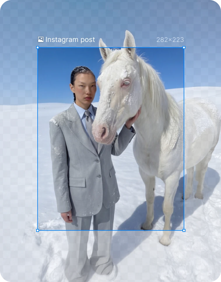 Auto-resize for each platform.