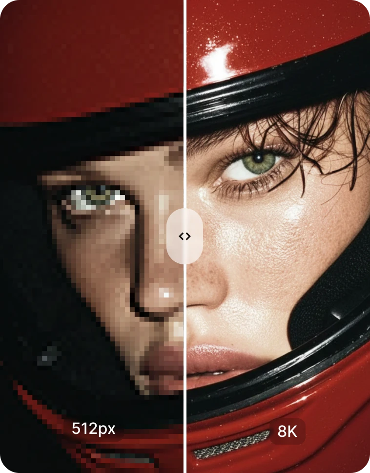 Upscale assets for high-res ad formats.